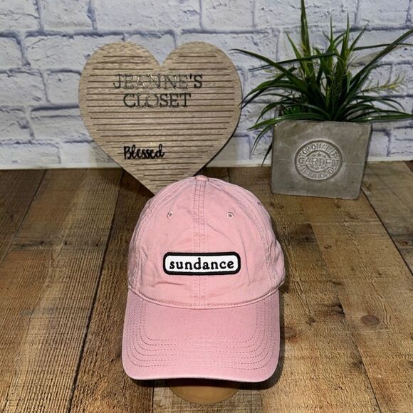 SUNDANCE Pink Logo Adjustable Hat OSFA - Picture 1 of 6
